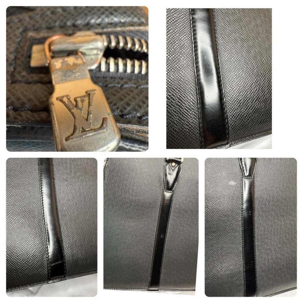 Louis Vuitton Black Tiaga Leather Briefcase - Picture 8 of 15